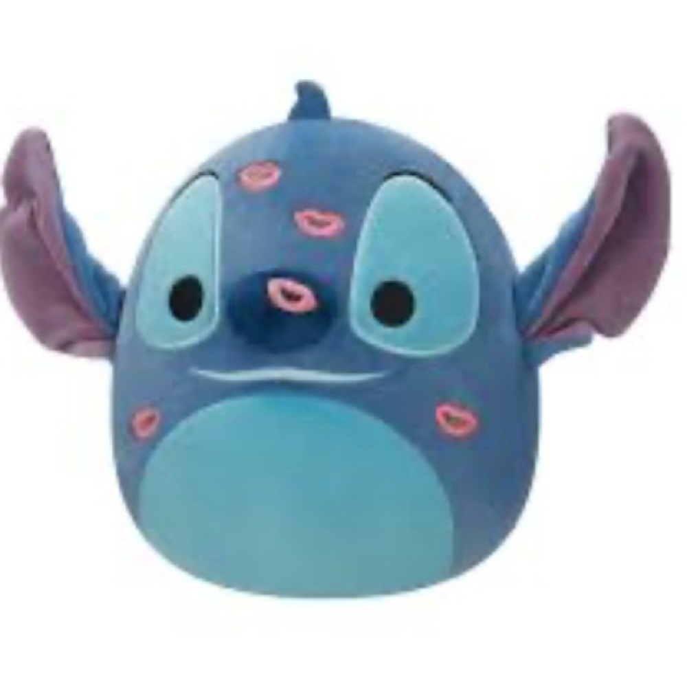 Squishmallow 8” Disney Stitch with kisses Plush